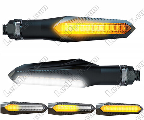 Dynamiczne kierunkowskazy LED 2 w 1 ze Światła do jazdy dziennej dla Aprilia Mojito Custom 50