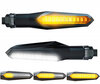 Dynamiczne kierunkowskazy LED 2 w 1 ze Światła do jazdy dziennej dla Kawasaki ER-6N (2009 - 2011)