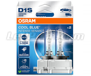 Para żarówek Xenon D1S Osram Xenarc Cool Blue Intense 6200K w swojej Opakowanie - 66140CBN-2HB