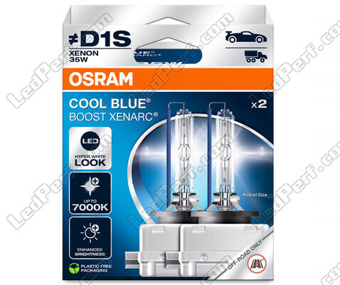 Żarówki Xenon D1S Osram Xenarc Cool Blue Boost 7000K oznaczenie: 66140CBB-H2B w opakowaniu po 2 sztuki