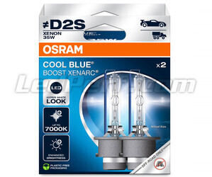 Żarówki Xenon D2S Osram Xenarc Cool Blue Boost 7000K oznaczenie: 66240CBB-2HB w opakowaniu po 2 sztuki