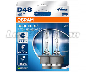 Para żarówek Xenon D4S Osram Xenarc Cool Blue Intense 6200K w swojej Opakowanie - 66440CBN-2HB