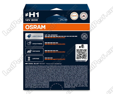 Pakiet 2 żarówek H1 Osram Cool Blue Boost - 5 500K - 62150CBB-2HB