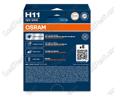 Para żarówek H11 Osram Cool Blue Intense - 64211CBN-2HB