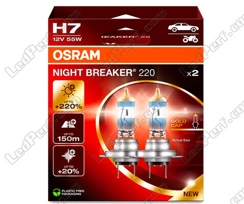 Żarówki H7 OSRAM Night Breaker® 220 - 64210NB220-2HB -Duo Box