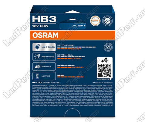 Para żarówek HB3 Osram Cool Blue Intense - 9005CBN-2HB