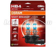 Pakiet 2 żarówek HB4 Osram Night Breaker Laser +150% - 9006NL-2HB