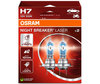 Pakiet 2 żarówek H7 Osram Night Breaker Laser +150% - 64210NL-2HB