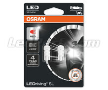 Żarówki LED W5W Osram LEDriving® SL Czerwone - W2.1x9.5d