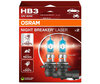 Pakiet 2 żarówek HB3 Osram Night Breaker Laser +150% - 9005NL-2HB