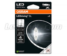 Żarówka rurkowa LED Osram LEDriving SL 36mm C5W - biała 6000K